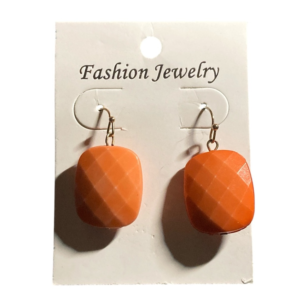 ✨3 for $12✨ Orange Bead Earrings